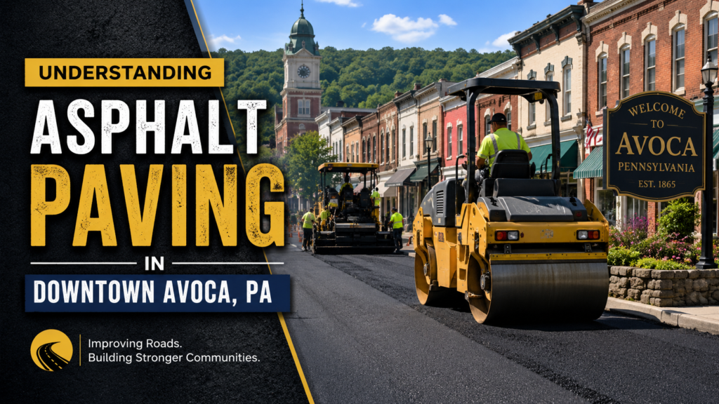 Understanding Asphalt Paving in Downtown Avoca, PA